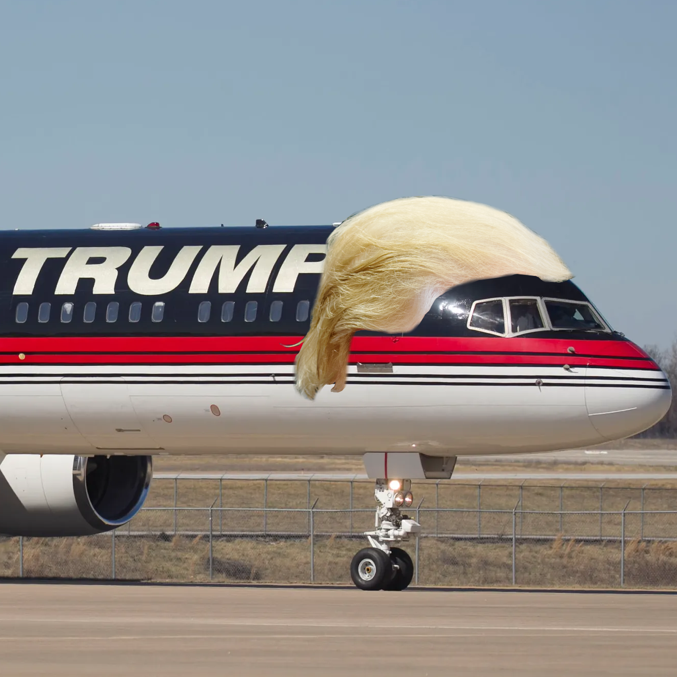 Trump Plane Coin Logo